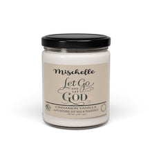 Load image into Gallery viewer, Personalized Let Go and Let God Candle – A Faith-Inspired Scented Gift 9oz
