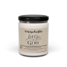 Load image into Gallery viewer, Personalized Let Go and Let God Candle – A Faith-Inspired Scented Gift 9oz
